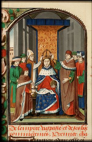 The coronation of Emperor Vespasian(?)