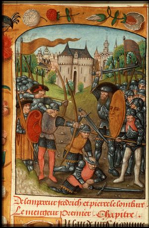 Battle between Henry II and Louis VII of France