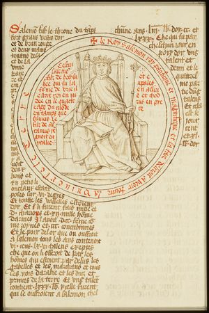 Solomon enthroned
