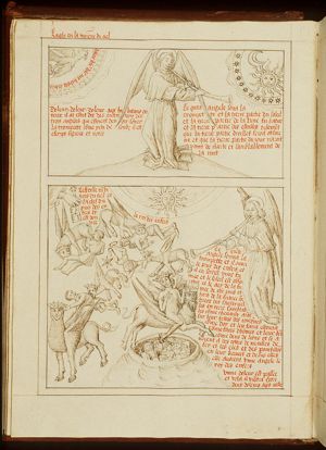 The fourth angel sounds: the sun, the moon and the stars are partially darkened (1st of 2)