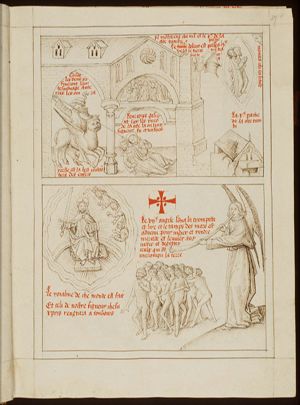 The two witnesses of God are slain by the beast and the people rejoice over their death; Resurrection and ascension of Enoch and Elijah (1st of 2)