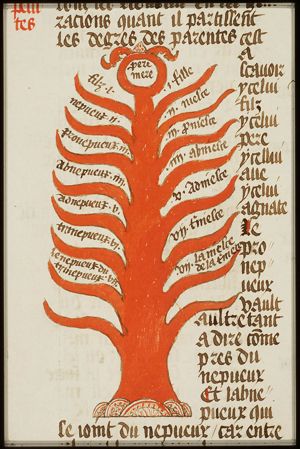 Table of degrees of consanguinity