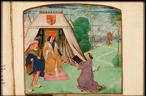 Jean Molinet presents his book to Philip of Cleves