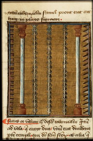 Planks of acacia wood for the Tabernacle