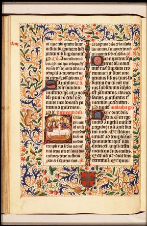 The presentation in the temple: Mary presents the Christ-child to Simeon
