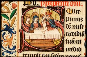 The presentation in the temple: Mary presents the Christ-child to Simeon