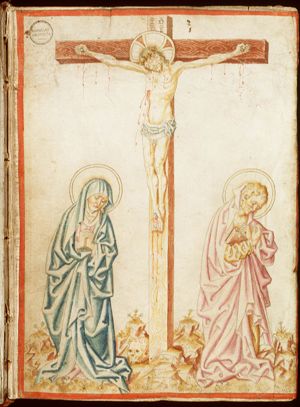 The Crucifixion, with Mary and St. John