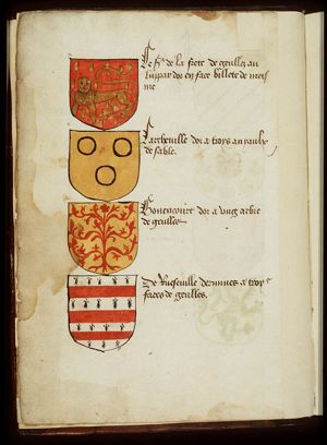 Coat of arms of the Lord of la Frete