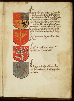 Coat of arms of the Lord of Chasteauvillain
