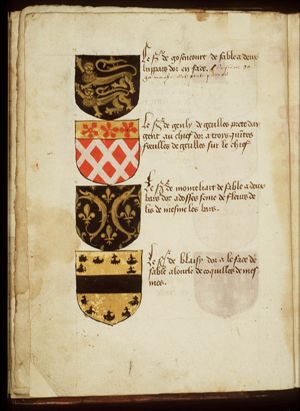 Coat of arms of the Lord of Gosencourt