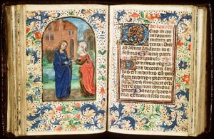 The Visitation: Mary meets St. Elisabeth