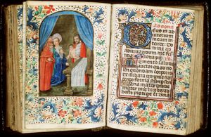 The presentation in the temple: Mary presents the Christ-child to Simeon