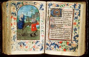 The Flight into Egypt: Mary, St. Joseph and the Christ-child on their way