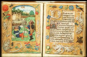 The annunciation of Christ's birth to the shepherds