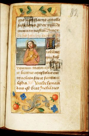 The Evangelist St. John holding the poisoned chalice