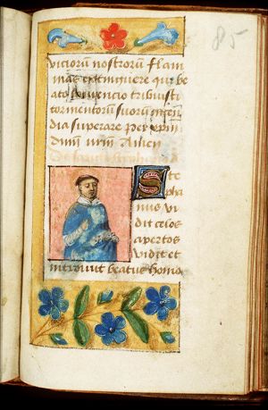 St. Stephen holding stones