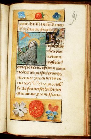 St. Francis of Assisi receives the stigmata