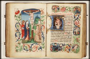 The Crucifixion, with Mary, St. John, St. Francis of Assisi and St. Clare of Assisi
