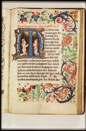 Two souls in Purgatory