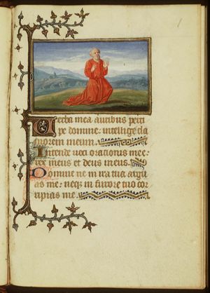 A man praying