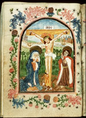 The Crucifixion, with Mary and St. John