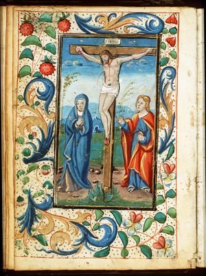 The Crucifixion, with Mary and St. John