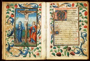 The Crucifixion, with Mary and St. John