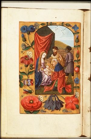 The adoration of the Christ-child by the Magi