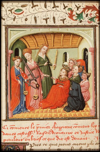 Reason, Righteousness and Sincerity teaching some women