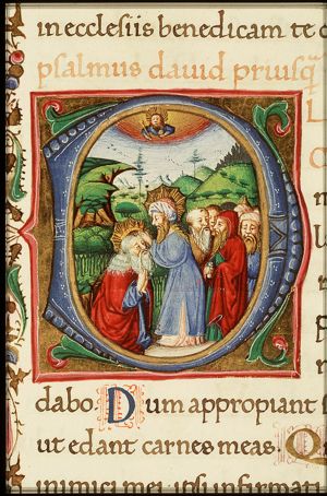 The coronation of David
