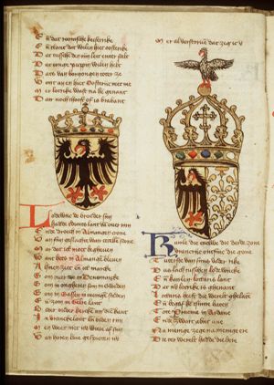 Coat of arms of Louis the German, king of East Frankenland