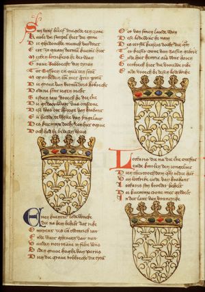 Coat of arms of Louis IV d'Outremer, koning van West Frankenland