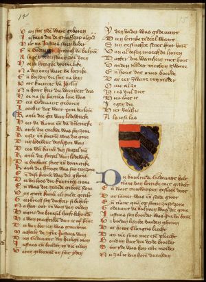 Coat of arms of Godefroi met de Bult, duke of Lower Lorraine