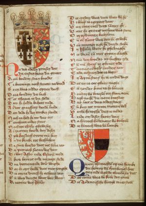 Coat of arms of Baudouin, king of Jerusalem