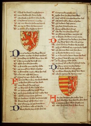 Coat of arms of Dirk V, Count of Holland