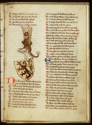 Coat of arms of the county of Flanders 'modern'