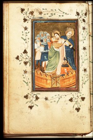 The arrest of Christ: the kiss of Judas; the ear of Malchus cut off by St. Peter