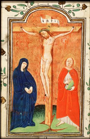 The Crucifixion, with Mary and St. John