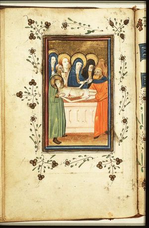 The entombment of Christ