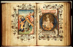 The carrying of the cross: Christ bears the cross