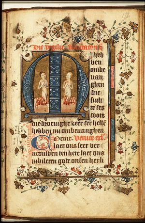 Two souls in Purgatory