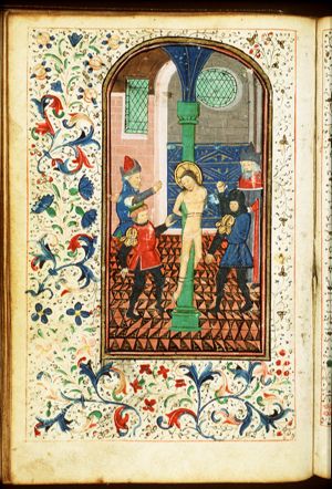 The tortures of Christ: Christ is flagellated