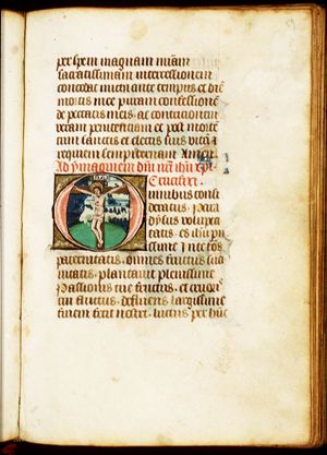 The Crucifixion, with Christ on the cross, alone