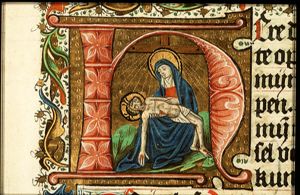 Pietà: Mary mourning the dead Christ