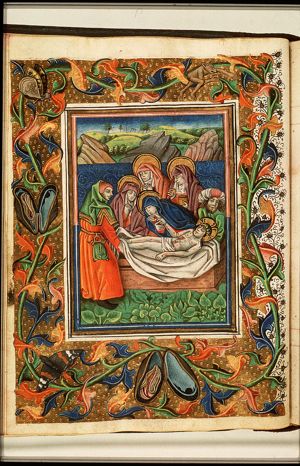 The entombment of Christ