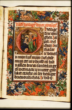 The adoration of the Christ-child by the Magi