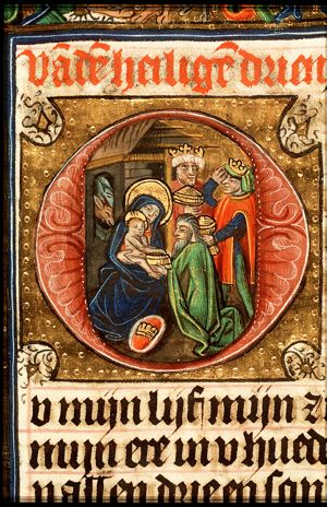 The adoration of the Christ-child by the Magi
