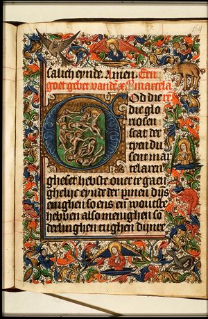 The martyrdom of the ten thousand martyrs: they are impaled on thorns