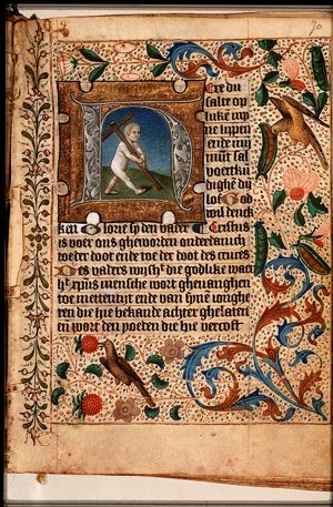 Christ-child carrying the cross