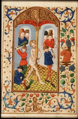 The tortures of Christ: Christ is flagellated